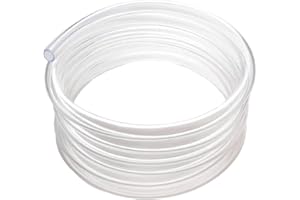AOPANDA 50 Feet PVC- 5/16" ID Clear Vinyl Tubing Flexible PVC Tubing, Hybrid PVC Hose, Lightweight Plastic Tubing