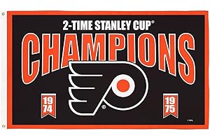 Philadelphia Flyers Single Sided Flag w/ 2 Grommets, 3'x5' Multi Win Flag