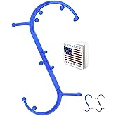 Body Back Buddy Classic USA Made Handheld Full Body Massage Cane Pressure & Trigger Point Massage Tool for Deep Tissue Pain Relief - Dual Massage Hooks for Back, Shoulder, Neck. Manual Back Massager