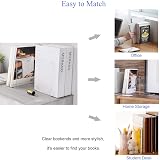 MerryNine Acrylic Bookends - Decorative Office & Home Organizer Pair view 5