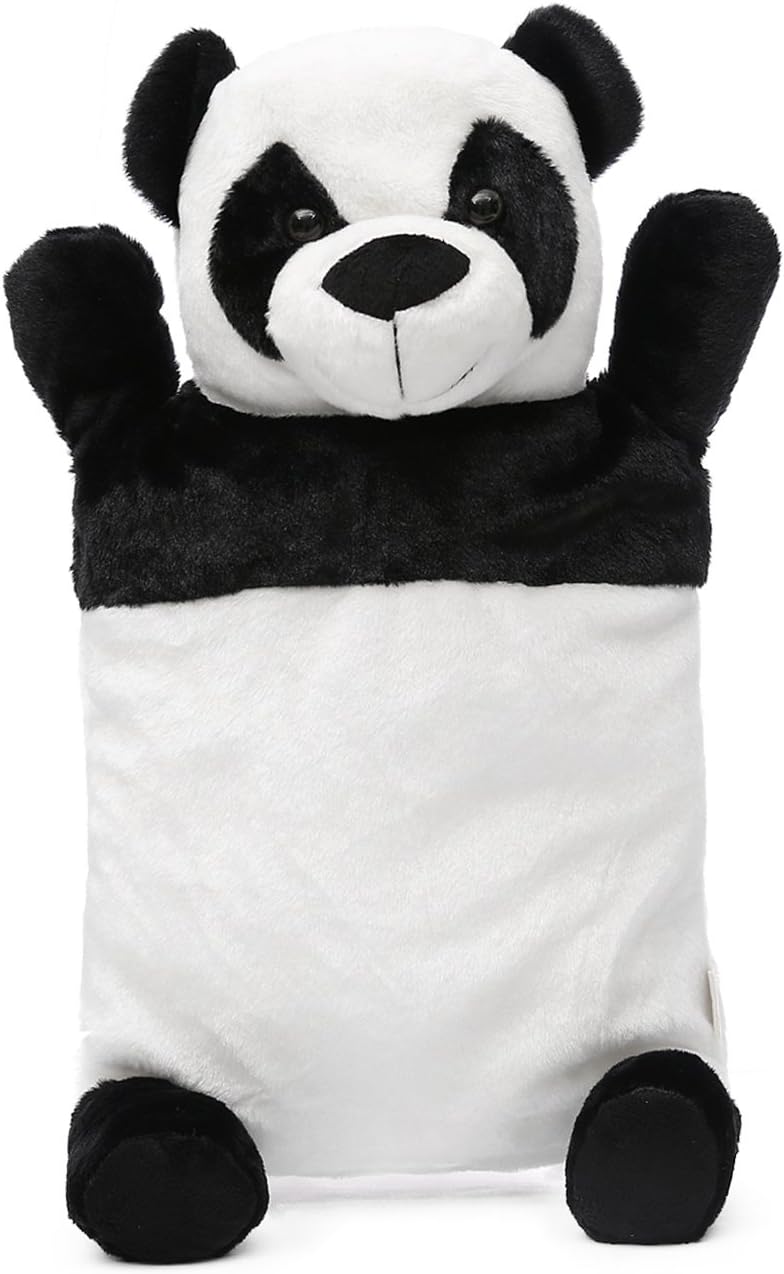 HomeTop Premium Adorable Rubber Hot or Cold Water Bottle with Cute Stuffed Panda Cover 2 Liters (Cute Panda): Health & Personal Care