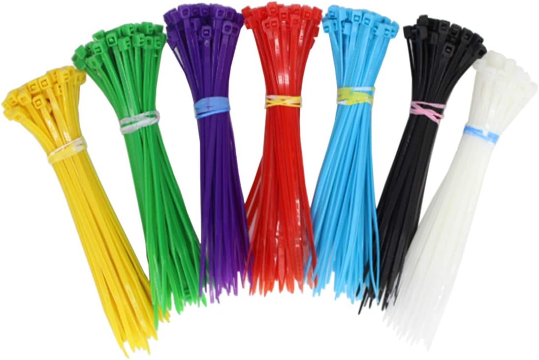 GODLOVEM 4 Inch 420Pcs Mini Cable Ties SelfLocking Premium Nylon Wire