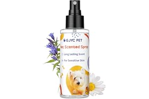 GJYC PET Pet Cologne Spray for Dogs, Dog Fragrance Mist, Fresh & Long Lasting Perfume, Pooch Perfume, Fur Freshener, Pup Scent Spritz, Neutralizes Odors, Natural Dog Conditioner, Cat Perfumed Spritz