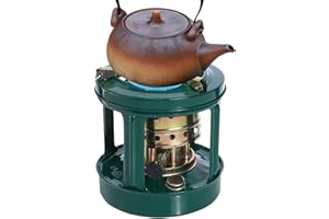 Kerosene Heater Indoor - BBQ Outdoor Indoor Heaters - Cookware with 8 Cotton Wick Windproof Stove Burner for Water Heating Hi