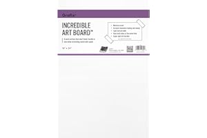 Grafix Incredible Art Board - Durable, Light-Weight, Water-Resistant, Reusable ½” Foam Core Art Board, Great for Stretching Watercolor Paper, 16 x 24