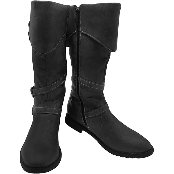 ACE SHOCK Mens Tall Boots Medieval Renaissance Pirate ACE SHOCK Mens Tall Boots Medieval Renaissance Pirate