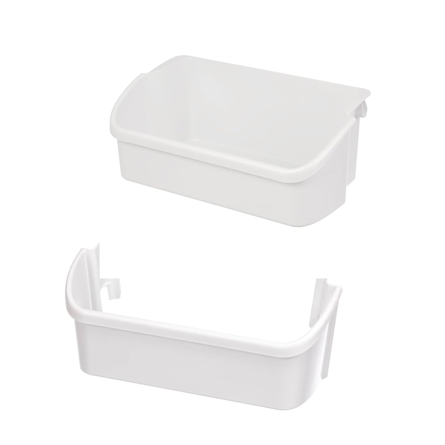 Kenmore 240363701 Refrigerator Door Bin and 240324501 Refrigerator Door Bin OEM Parts Bundle