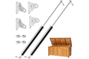 15 Inch 55lb/245N Per Gas Shock Strut Spring for Outdoor Cabinets RV Bed Boat Bed Cover Door Lids Floor Hatch Door Shed Windo