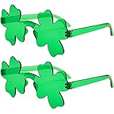 XiawaLangzhuo 2 Pair Star Shaped Sunglasses Transparent Color Star Glasses Pentagram Glasses for Women Children Party Favor