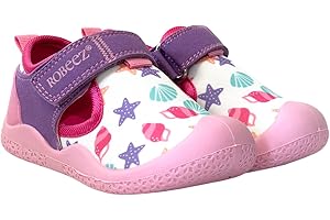 Robeez Kids Water Shoes Boys & Girls Slip Resistant Neoprene Aqua Shoes for Summer, Beach, Pool - Infant/Toddler, 12 Months - 3.5 Years