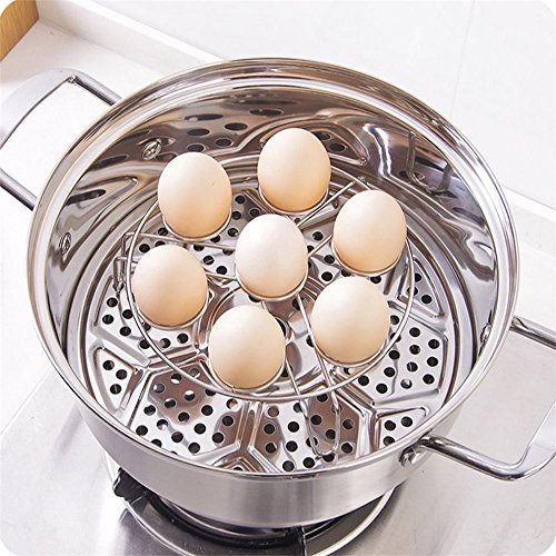 Elaco 2Pcs Electric Pressure Cooker Steam Rack Egg Vegetable Steam Rack Stand Basket (B) - Thumbnail 4