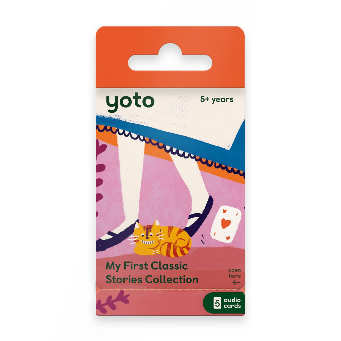 Yoto My First Classic Stories Collection – 5 Kids Audio Cards for Use with Player & Mini All-in-1 Audio Device, Educational Screen-Free Listening with Fun Playtime Bedtime Travel Stories, Ages 5+