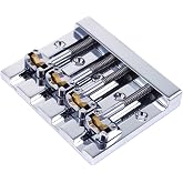 Hipshot KickAss High-mass Bass Bridge for 5-bolt Fender, Chrome