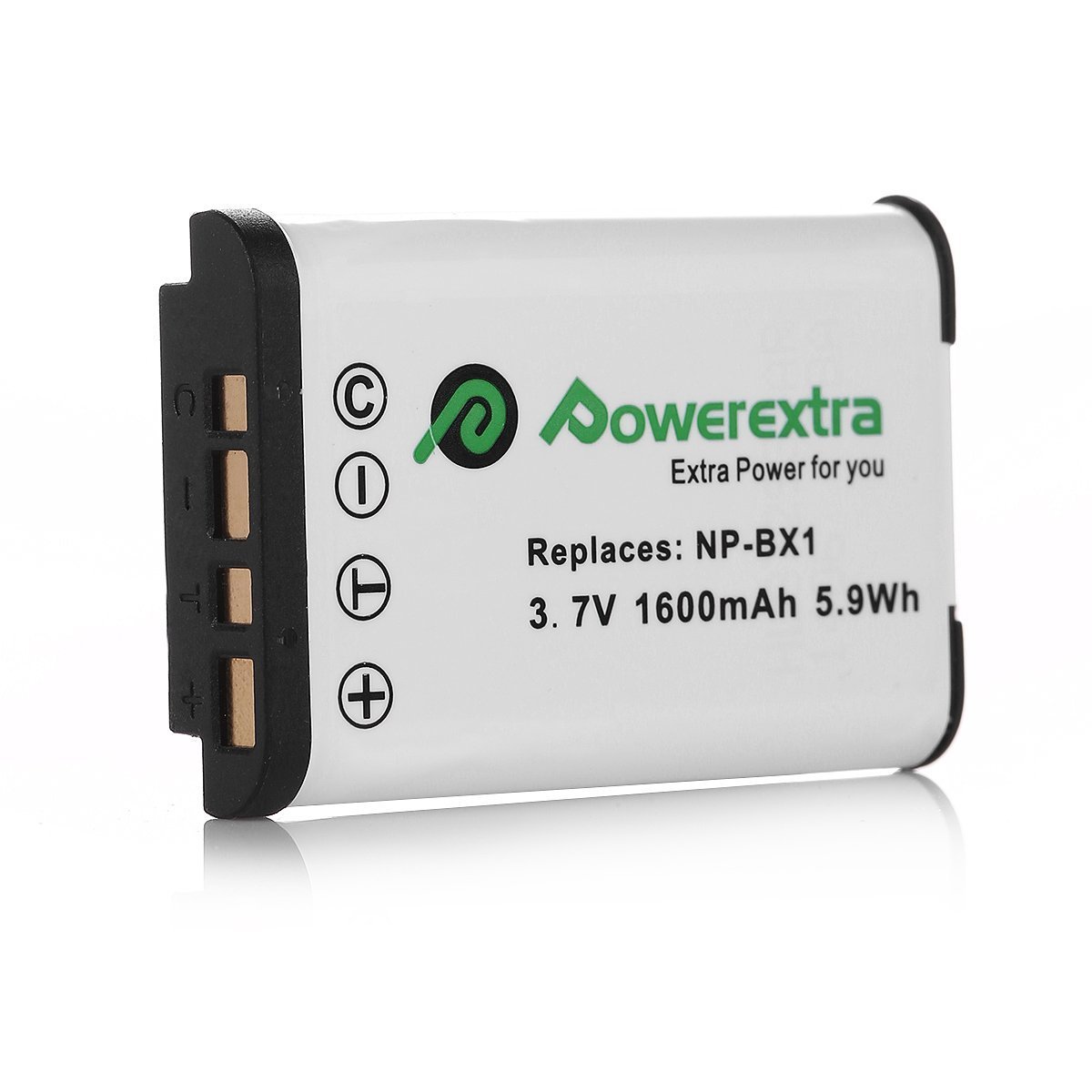 Powerextra 2 Pack Reemplazo Sony NP-BX1 Batería Li-ion con Cargador para Sony NP-BX1 / M8 y Sony Cyber-shot DSC-RX100, DSC-RX100 II, DSC-RX100 III, DSC-RX100 V, DSC-RX100 IV, HDR-CX405