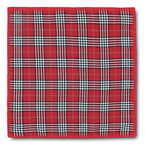 Selected Hanky 100% Cotton Men's Handkerchief 6 Piece Gift Set