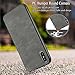 iPhone X Case/iPhone 10 Case Salawat Slim Shock Proof Phone Cover Lightweight Premium PU Leather TPU Bumper PC Protection for iPhone X iPhone 10 5.8inch(Gray)