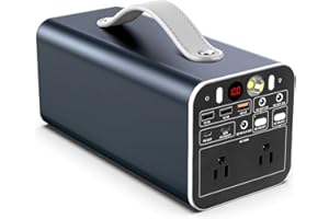 Powdeom 300W Portable Power Station, 300Wh/81000mAh Laptop Power Bank with AC Outlet, Dual Way 65W PD/USB-C Port, Laptop Charger Battery Pack Power Supply for Outdoor Camping Home Emergency Outage