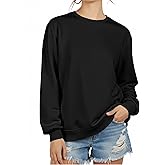ZENUTA Sweatshirt for Women Long Sleeve Crewneck Womens Sweatshirt Pullover Long Sweatshirts for Women Tunic Top Loose Fit