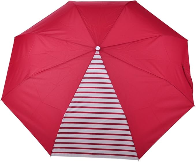 Amazon Co Jp 折り畳み傘 自動開閉 ワンタッチ 三つ折りたたみ傘 おしゃれ 軽量 直径98cm 晴雨兼用折畳傘 Uvカット 8本骨傘 傘ケース付き 3カラー 紺 レッド 濃い茶色 アニメ専線 レッド ホーム キッチン