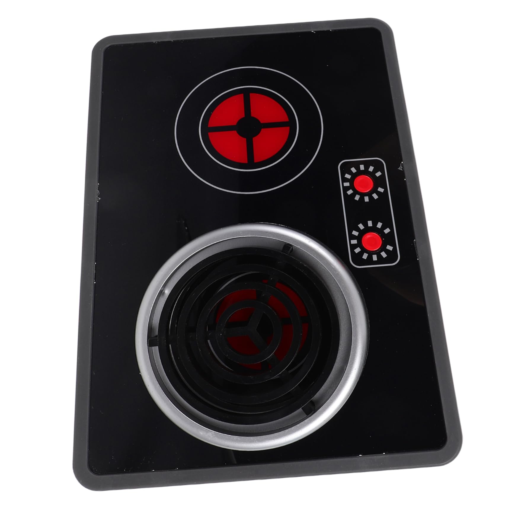 TOYANDONA Kids Kitchen Stove Toy Luminous Induction Cooker with Light and Sound Pretend Play Kitchen Accessory for Toddlers and Children