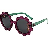 Disney Girls' Moana Aloha Vibes Flower Sunglasses, Purple and Teal, 42 mm