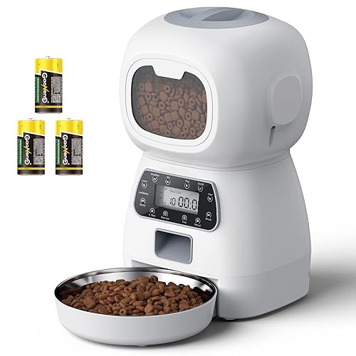 Automatic Cat Feeder, Timed Auto Dog Feeders for Small Pets