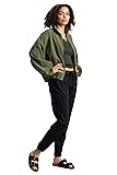 UNIONBAY Women's Drapey Woven Jogger Pant, Black