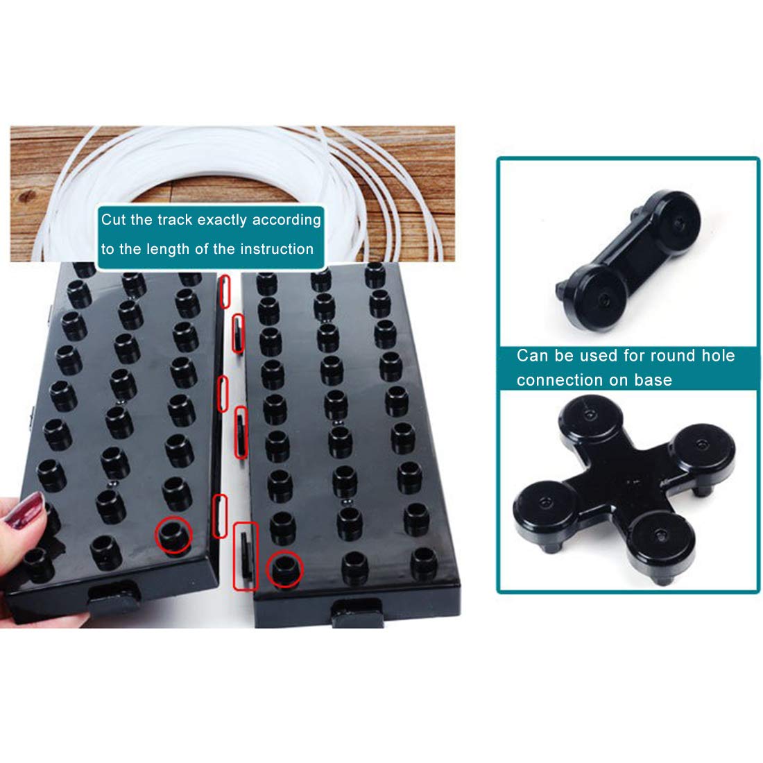 1337 Pieces Marble Run Set Toys with 3 Steel Balls Glow in The Dark, Marble Maze Game Marble Roller Coaster Kit Educational Learning Building Blocks for Children