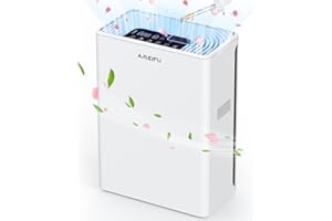 AMEIFU Air Purifiers for Home Large Room up to 1840sq.ft, 2024 Upgraded H13 True Hepa Air Purifiers for Home, Pets Hair, Dander, Smoke, Pollen, 3 Fan Speeds, Aromatherapy Function