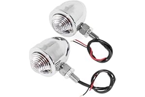 INNOGLOW Motorcycle Turn Signal Lights 2pcs Bullet Front Rear Turn Signals Indicator Blinkers Amber Lights Fits for Harley Suzuki Kawasaki