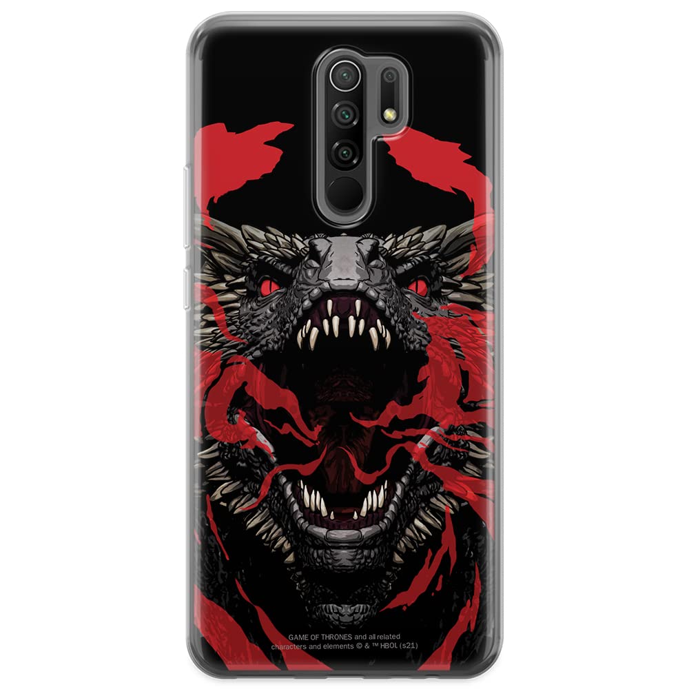ERT GROUP mobile phone case for Xiaomi REDMI 9 original and officially Licensed Game of Thrones pattern 004 optimally adapted to the shape of the mobile phone, case made of TPU