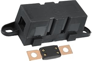 ACROPIX Fuse Holder Kit Replacement 500 Amp 500A 32V Bolt-Down Type ANM Fuse for Automotive Car Audio Video Alarm Amplifier -