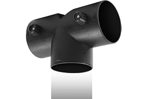 DTNESS Ø75mm Type-T Duct Connection, 3-Way Air Outlet Pipe with Double Valve, Air Heater Diesel Auxiliary Accessories for Diesel Heater