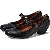 SHODENSE Women Retro Black Chunky Heel Mary Jane Shoes Round Toe Ankle Strap Dress Pumps Sandals 2 inch Mid Block Heel Mary Janes Two Tone Matte Buckle Cute Wedding Casual Black 7 M US