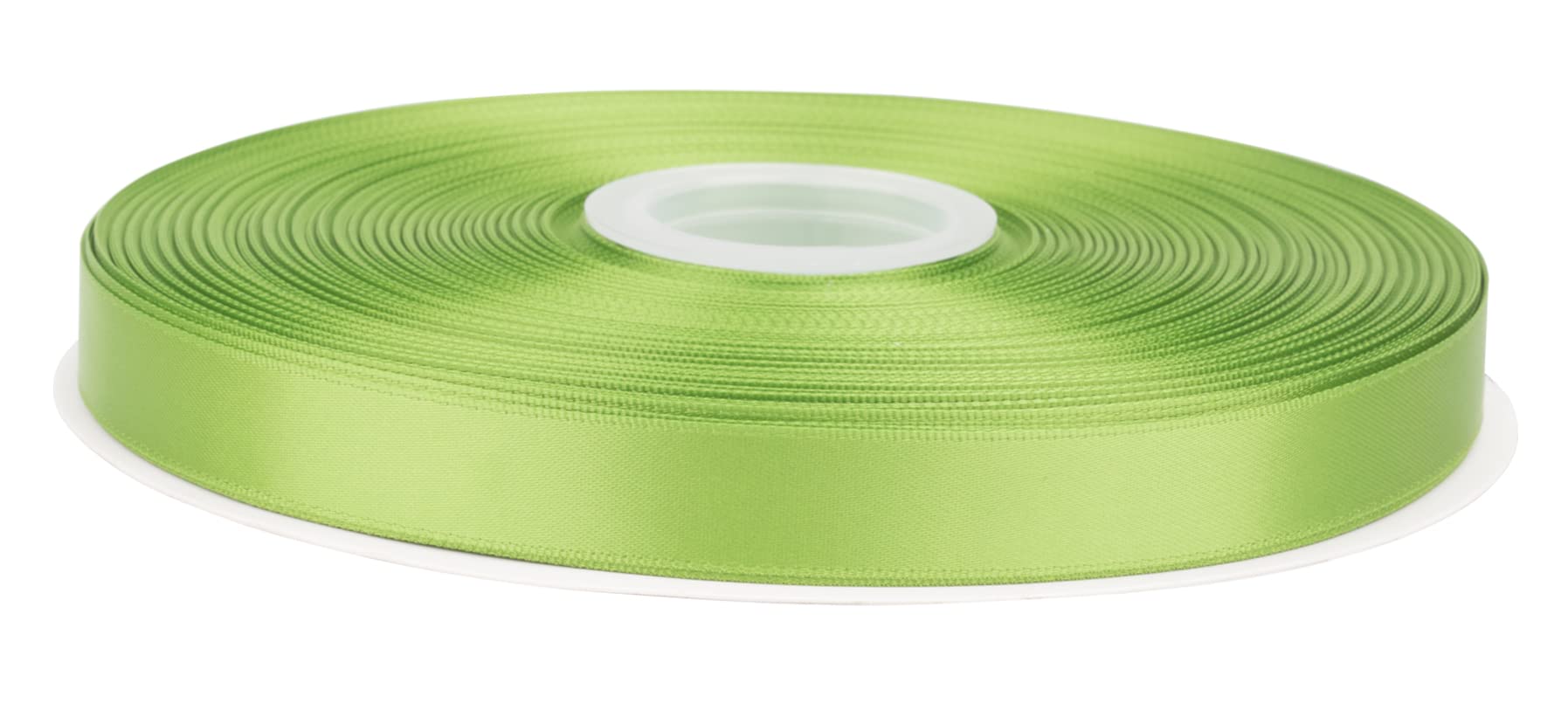 Fondersy 91 Meters Kiwi Double Faced Satin Ribbon - 16mm Width for Wedding, Gift Wrapping, Floral Arrangement and Crafts