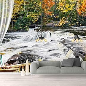 Wall Murals for Bedroom Great View from Balcony Removable Wallpaper Peel and Stick Wall Stickers - 66x96 inches