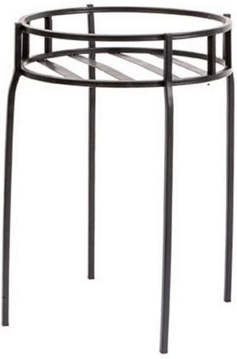 Panacea Contemporary Plant Stand, Black, 15.5"