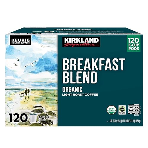 KIRKLAND Signature Organic Breakfast Blend Light-Roast Coffee, K