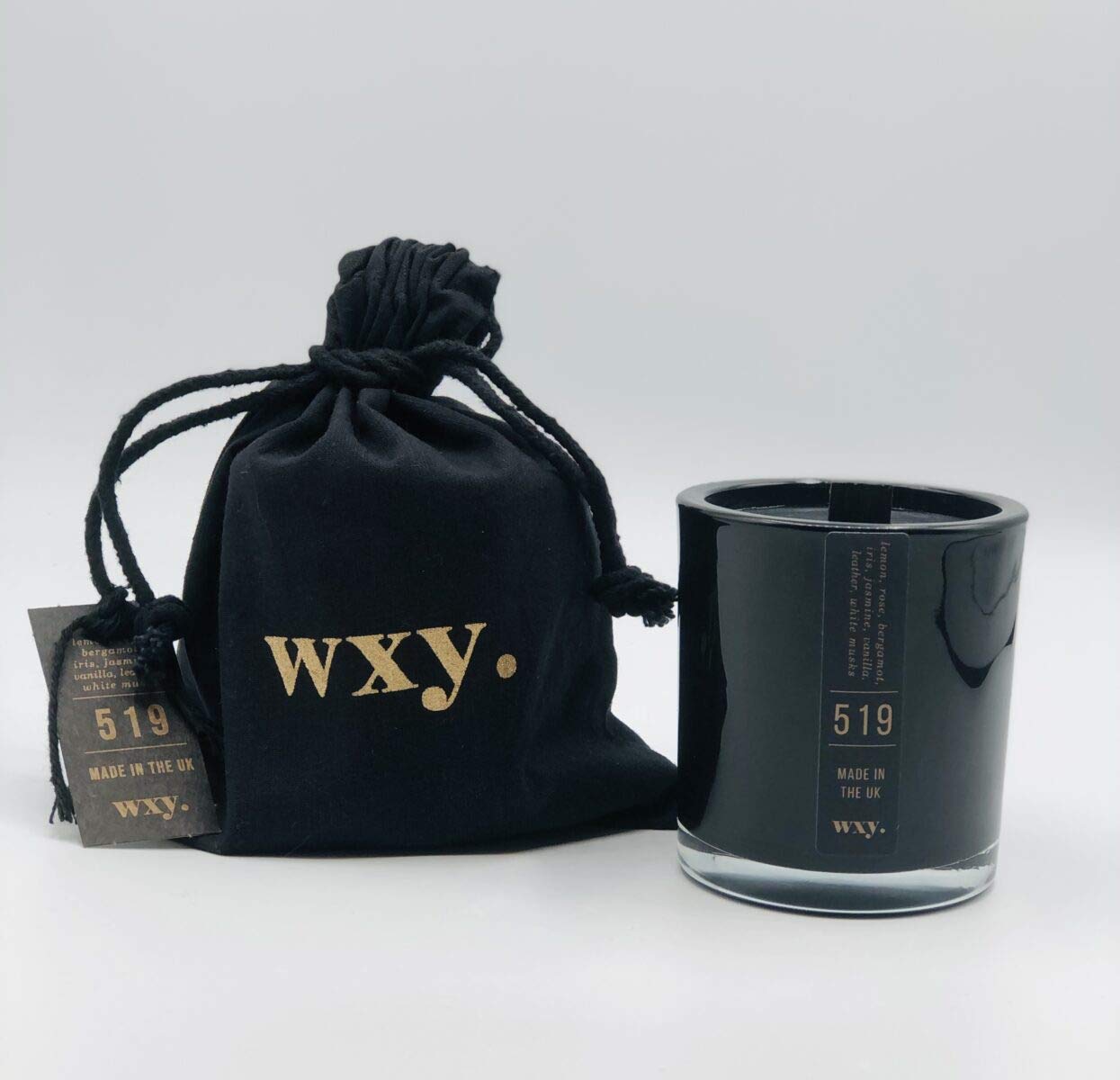 WXY. Big Umbra Candle 519 - Lemon, White Musk & Leather