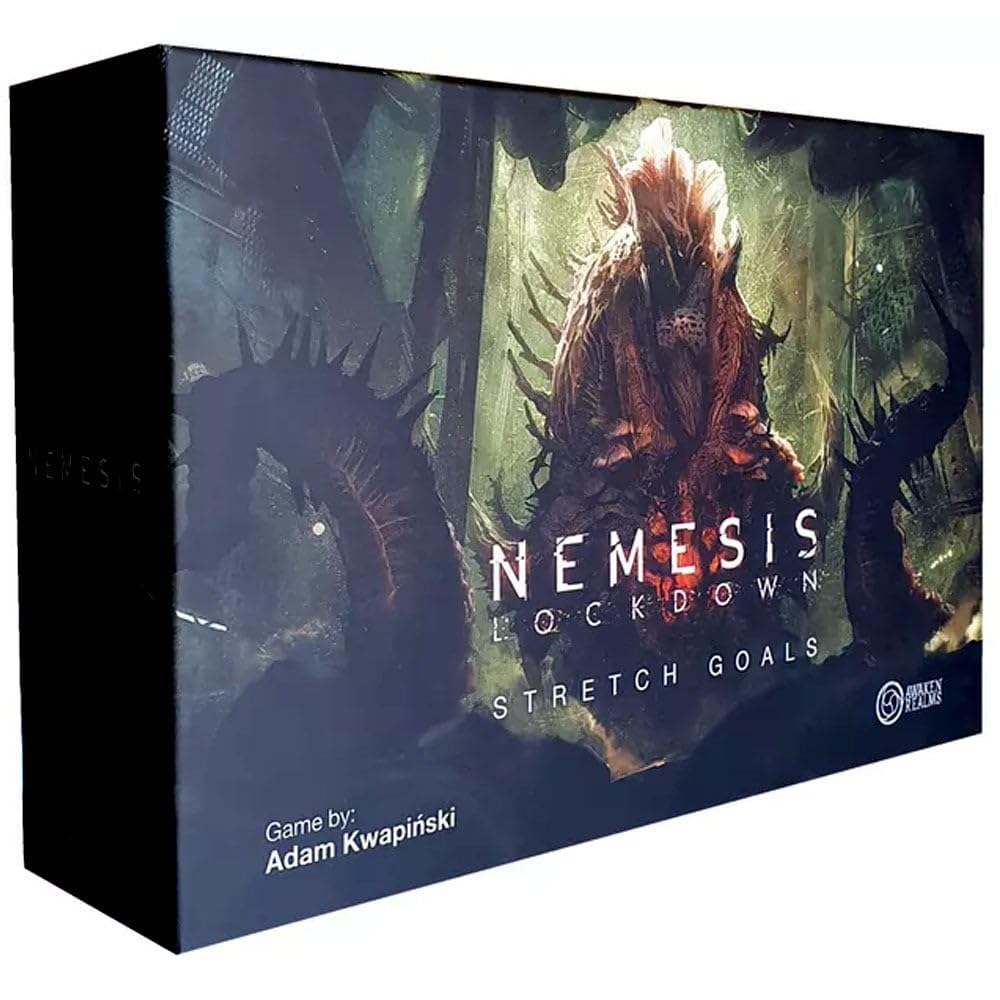 Awaken Realms | Stretch Goals Nemesis: Lockdown | Board Game | Ages 14+ | 1-5 Players | 90-180 Minutes Playing Time, Multicoloured,REBNEMLOCKEN02