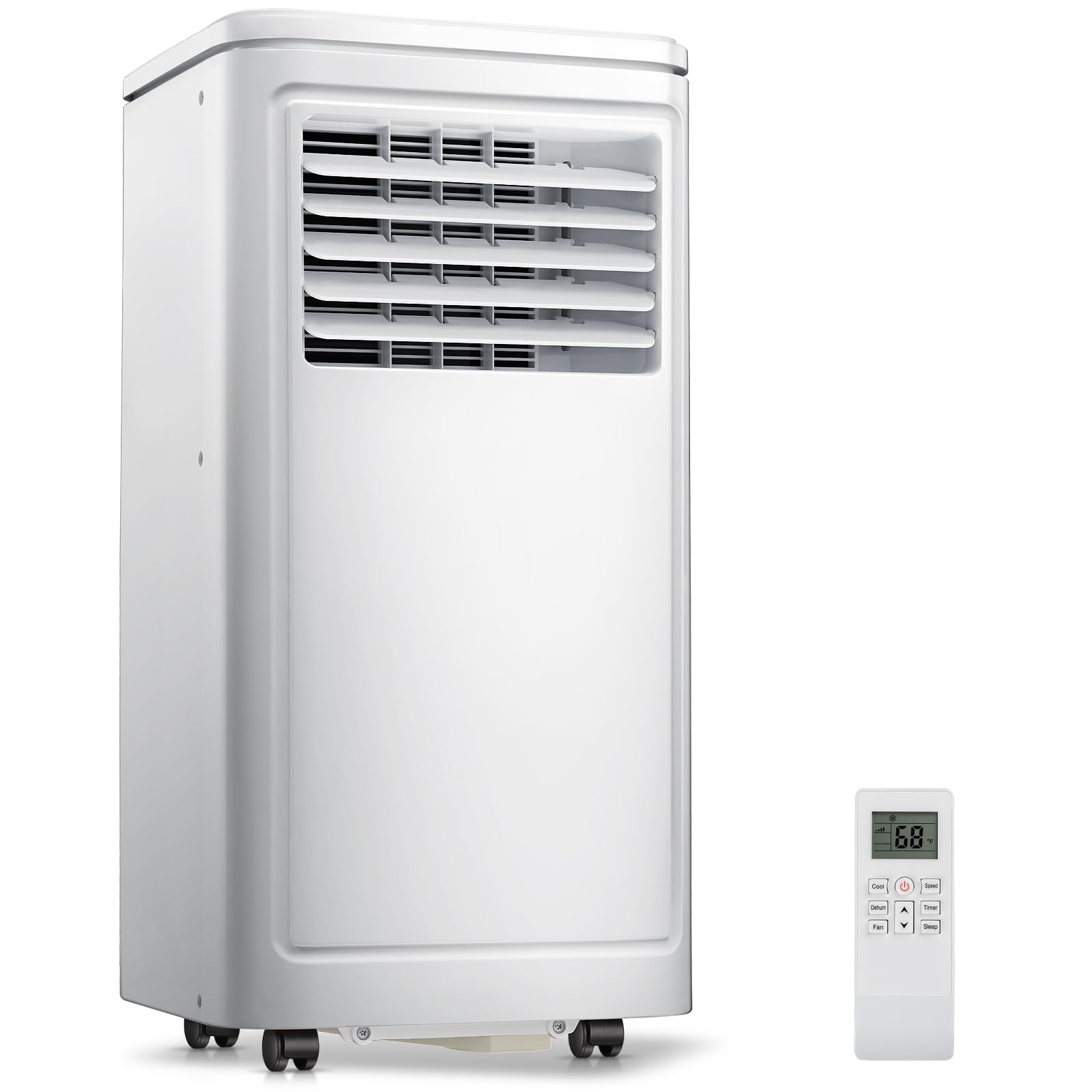 Photo 1 of ZAFRO Portable Air Conditioners, 10000 BTU, 3 in 1 Portable AC Unit with Window Kits, Fan & Dehumidifier Modes, Cools up to 450 Sq.Ft, LED Display/Remote Control, 24H Timer for Living Room, Bedroom