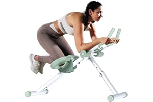 FF FINER FORM Finer Form AbSlider Pro - Revolutionary Abdominal Exercise Machine for Home Gym, Targets Core, Lower Abs, Obliques & Hip Muscles with Reduced Stress on Neck, Back & Shoulders.