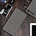 Feitenn Sony Xperia XZ1 Compact Premium Flip Leather PU Wallet Smart Case Stand Kickstand Card Holder Magnetic Closure Clear TPU Bumper Slim Thin Cover Case for Sony Xperia XZ1 Compact (Gray)