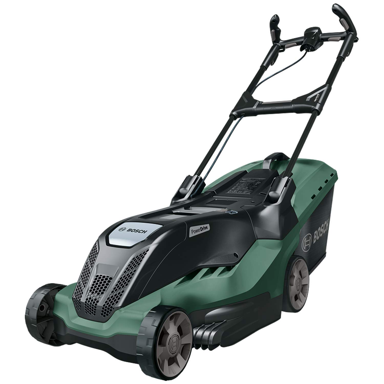 Bosch Lawnmower AdvancedRotak 650 (1700 Watts, Cutting Width: 40 cm, Cutting Height: 25-80 mm, Lawns up to 650 m², in Carton Packaging)