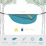 Glymnis Camping Hammock for 2 Persons Nylon Lightweight Portable with Straps view 2