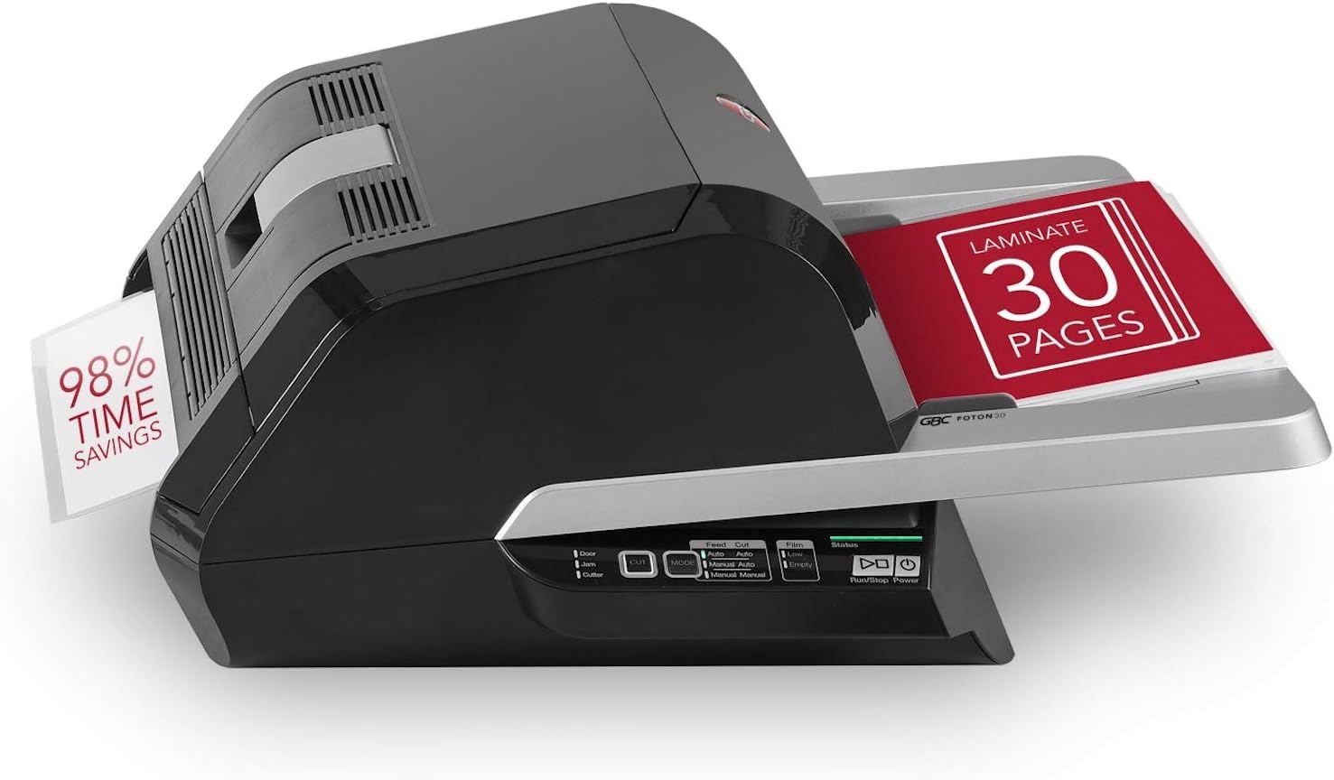 GBC Foton 30 Automatic Laminator Machine, Laminate Up To A3 Size, Fully Automatic with Manual Mode, Black, 4410011