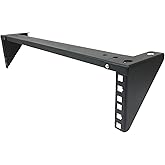 Jingchengmei 2U Steel Vertical Rack and Wall Mountable Server Rack Mount Bracket for 19inch Rack Mountable Network Equipment or Patch Panel (2U90)