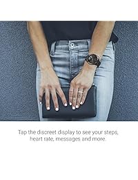 Garmin vívomove HR Sport Hybrid Smartwatch, Sport, S  M, Rose gold