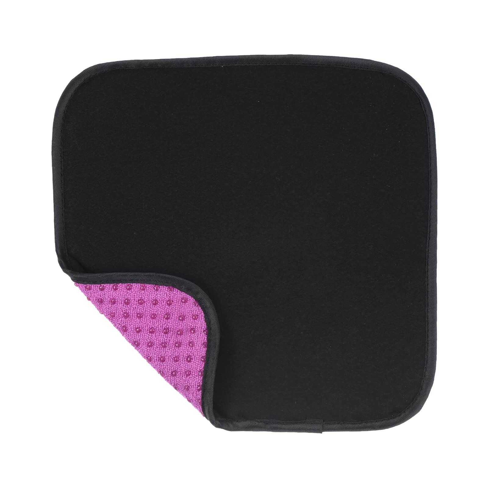 PATIKIL Bowling Ball Towel 8x8 Inch, Microfiber Shammy Pad for Bowling Ball, Rose Red