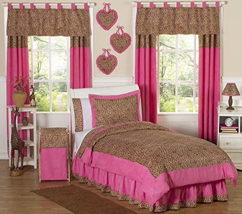 Sweet Jojo Designs Cheetah Girl Pink and Brown Fabric Memory/Memo Photo Bulletin Board